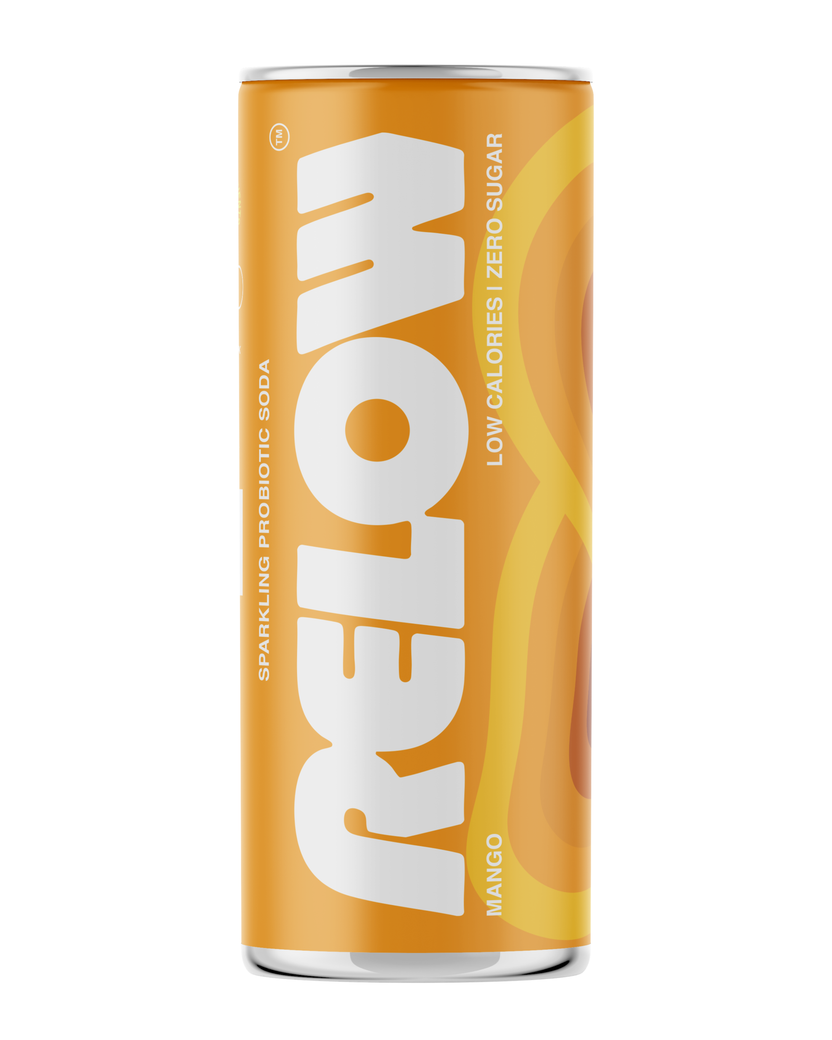 Relow | Probiotic Soda – Zero Sugar, Low Calorie